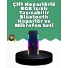 Yüksek Ses Güçlü Kablosuz Hoparlör  Karaoke Mikrofonlu