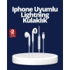 Yüksek Ses Kaliteli Mikrofonlu Kablolu Kulak İçi Kulaklık