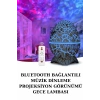 Yumurta Şeklinde Su Dalgalı Bluetooth Speaker Lamba Renkli Şarjlı