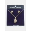 Yusufçuk Zirkon Taşlı Set Kolye