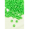 Yuvarlak Boncuk İçten Boncuklu Bileklik Çanta Boncuğu 8 mm 50 gr Yeşil - BNC471