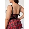 Zincir Detaylı Deri Göğüs Harness - Brf808