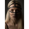 Zincirli Deri Seksi Maske - Brf465