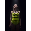 Zincirli Harness Takım, Deri Zincirli Etek Takım - Brf496