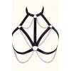 Zincirli Lastik Göğüs Harness - Brf818