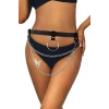 Zincirli Şık Deri Bel Harness - Brf923