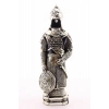 Zırhlı Cevşen Ayetli Asker Gümüş Biblo 3 Boyutlu Büyük Boy 32 cm-017