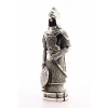 Zırhlı Cevşen Ayetli Asker Gümüş Biblo 3 Boyutlu Büyük Boy 32 cm-017