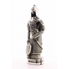 Zırhlı Cevşen Ayetli Asker Gümüş Biblo 3 Boyutlu Büyük Boy 32 cm-017