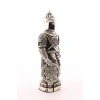 Zırhlı Cevşen Ayetli Asker Gümüş Biblo 3 Boyutlu Küçük Boy 24 cm-022