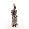 Zırhlı Cevşen Ayetli Asker Gümüş Biblo 3 Boyutlu Küçük Boy 24 cm-022