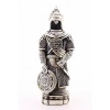 Zırhlı Cevşen Ayetli Asker Gümüş Biblo 3 Boyutlu Küçük Boy 24 cm-022
