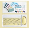ZR20Km Sarı Kablosuz Klavye Mouse Set
