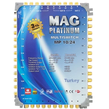 10*24 KASKATLI UYDU SANTRALİ MAG PLATINUM (4887)