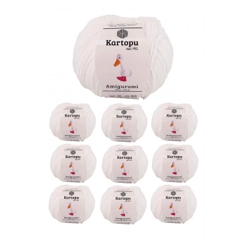 10 Adet Amigurumi El Örgü İpi 50gr 010