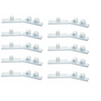 10 Adet Plastik Beyaz Sineklik Çıtçıtı – Dayanıklı ve Pratik Sineklik Sabitleme Aparatı