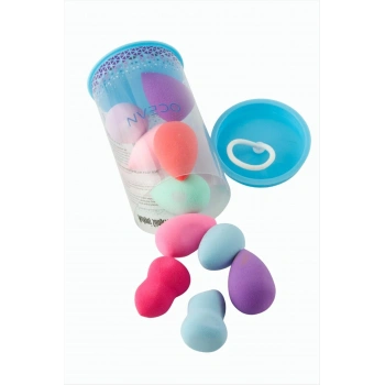 10 Adet Silindir Makyaj Süngeri