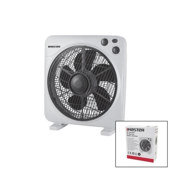 10 İNÇ  KUTU FAN  VANTİLATÖR  3 KADEME HIZ   6 PLASTİK KANAT 38W  60DK.ZAMAN AYARLI MTR-F610 (4887)