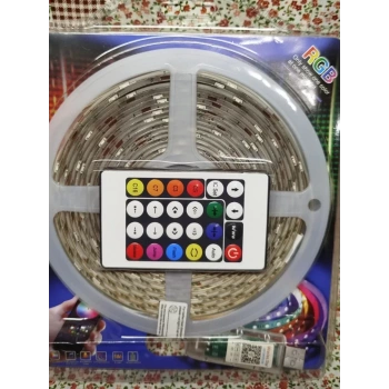 10 Metre, Led Şerit, Usb Bağlantılı, Kumandalı, Ambiyans Işığı SDR-LED-109 (4887)