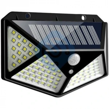 100 Led Dış Mekan Solar Aydınlatma Fotoselli Solar Lamba