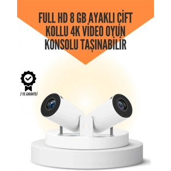 10.000 Oyun Destekli, Çift Kollu 4k Projeksiyon – Hdmı, Usb, Aux, Ethernet Yok