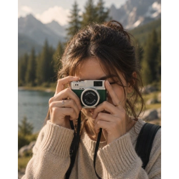 1080p Hd Mini Kamera Ips Ekranlı 4k Lens Destekli Taşınabilir Dijital Kamera