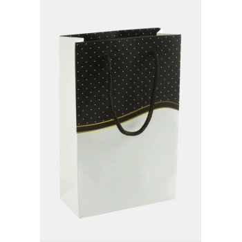 11*17 Benekli İpli Karton Çanta 1 Adet