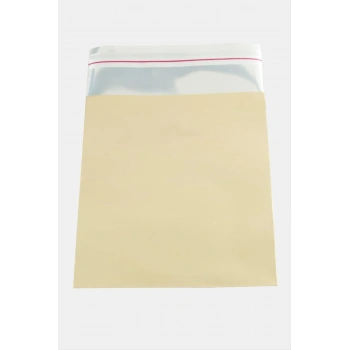 11*17 Sarı Renkli Metalize Hediyelik Poşet Paketi 100 Adet