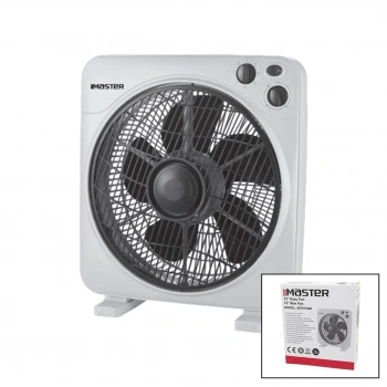 12 İNÇ  KUTU FAN  VANTİLATÖR  3 KADEME HIZ   5 PLASTİK KANAT  40W   60DK.ZAMAN AYARLI  MTR-F620 (4887)