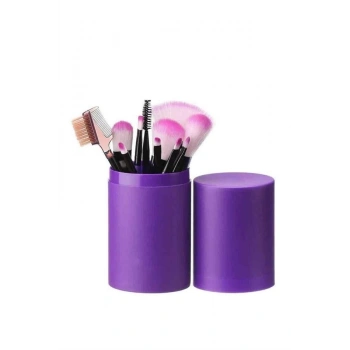 12 Parça Profesyonel Makyaj Seti Yumuşak Kıllı Yüz Ve Göz Makyajına Uygun