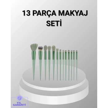 13 Parça Makyaj Fırça Seti – Ergonomik, Dökülme Yapmayan, Taşınabilir
