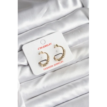 14K Gold Renk Kaplama CM Kadın Küpe - TJ-BKP11415