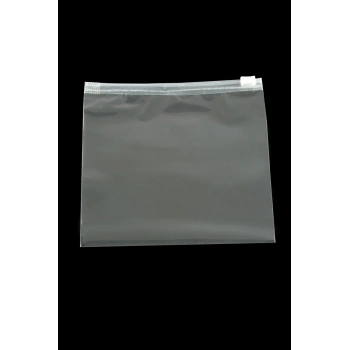 15*15 Fermuarlı Şeffaf Poşet 1 Adet