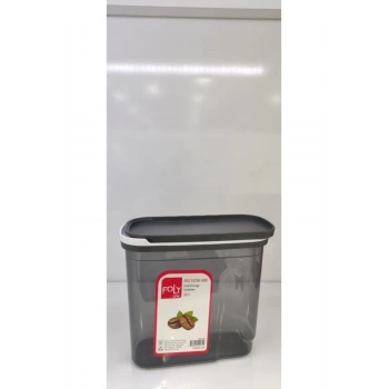 1.8 Litre Poly Erzak Saklama Kabı Kızaklı Kapak -BNM-0650