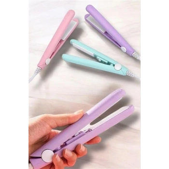 180°c Isı Ve Uzun Süre Kalıcı Düzlük Sağlayan Mini Saç Düzleştirici