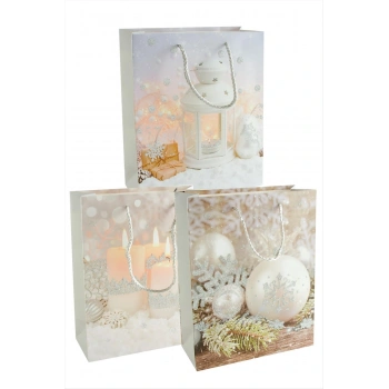 19*23 Yılbaşı İpli Karton Çanta 1 Adet