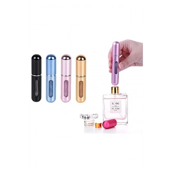 2 Adet Parfüm Şişesi Taşınabilir Mini Doldurulabilir  Atomizer Parfüm Şişeleri Boş Küçük