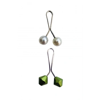 2 Adet Tesettür Eşarp ve Şal Klipsi Set 9