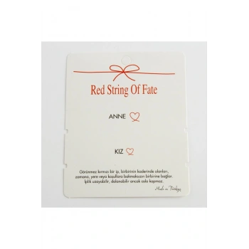 2li Anne Kız Yazılı Bileklik Kartı 200 Adet