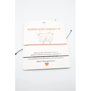 2li Arkadaş Bilekliği - Kırmızı