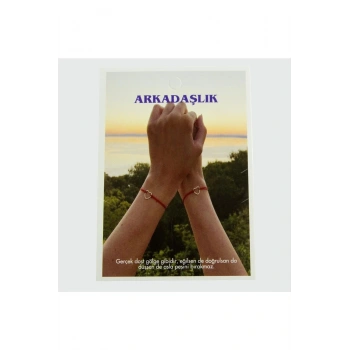 2li Arkadaşlık Bileklik Kartı