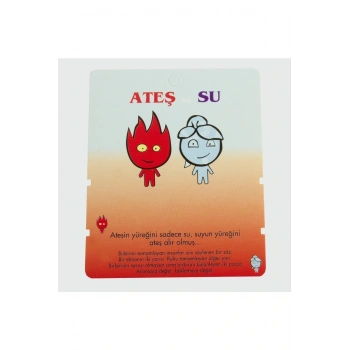 2li Ateş ve Su Bileklik Kartı
