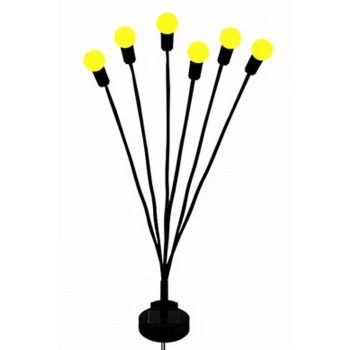 2li Bahçe Çiti 6lı Renkli Güneş Enerjili Led Lamba -1085