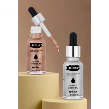 2li Damlalık Şişeli Likit Aydınlatıcı Highlighter Seti