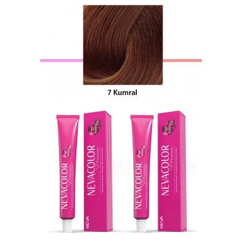 2 li Set Premium 7 Kumral - Kalıcı Krem Saç Boyası 2 X 50 g Tüp