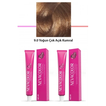 2 li Set Premium 9.0 Yoğun Çok Açık Kumral - Kalıcı Krem Saç Boyası 2 X 50 g Tüp
