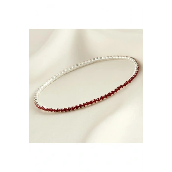 2 mm Minik Şerit Taşlı Suyolu Bileklik