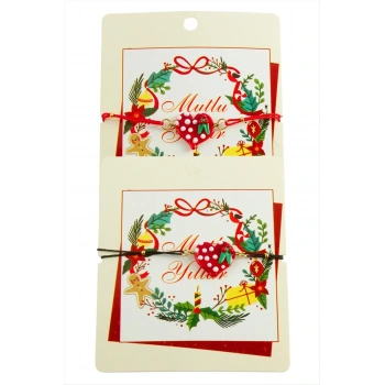 2026 Yılbaşı Cam İp Bilekliği