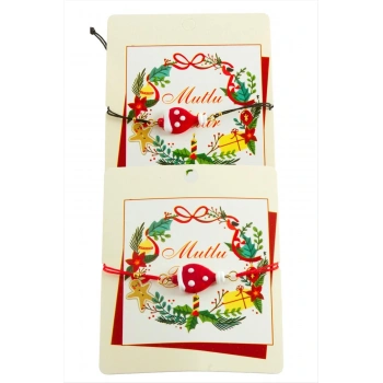 2026 Yılbaşı Cam İp Bilekliği