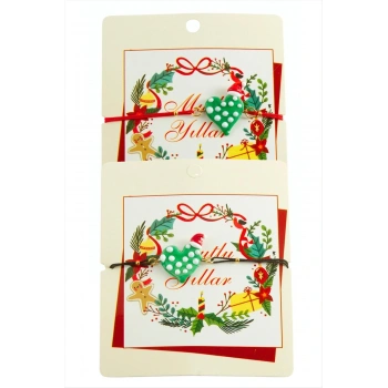 2026 Yılbaşı Cam İp Bilekliği